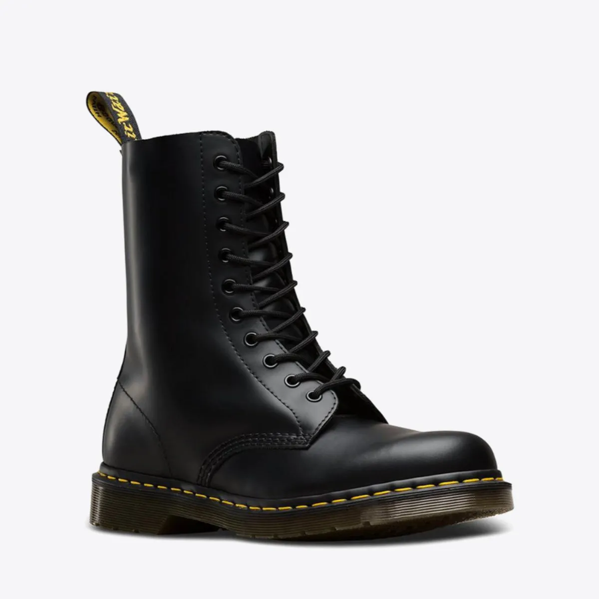 1490 10 Eye Boot - Black