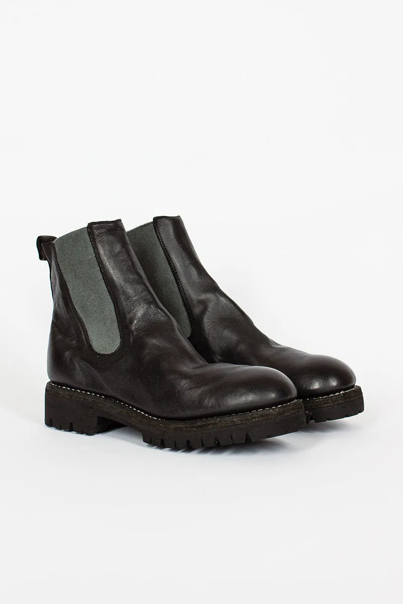 76V Soft Horse Full Grain Chelsea Boot BLKT