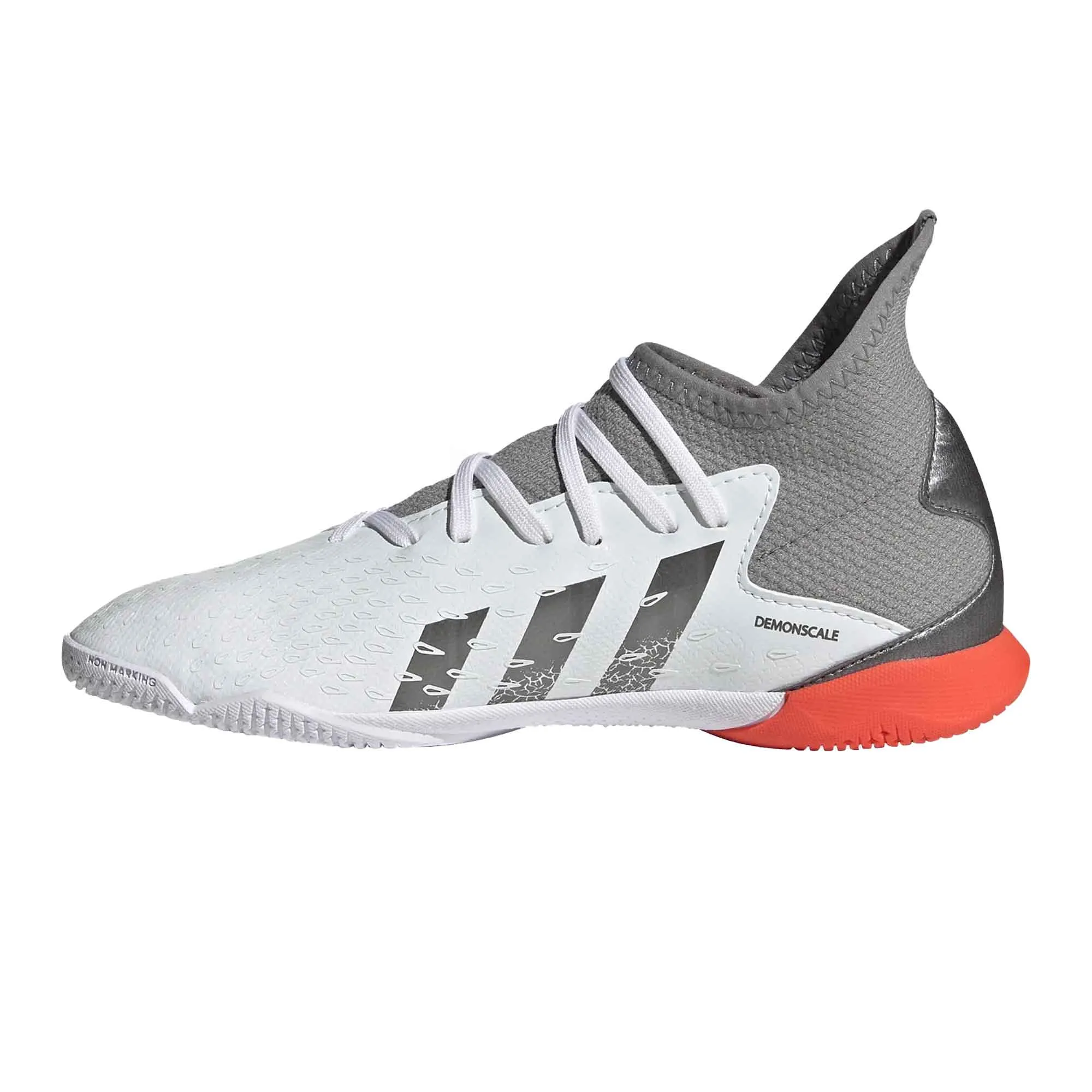 Adidas Predator Freak .3 IN Jnr Football Boots (White/Iron/Red)