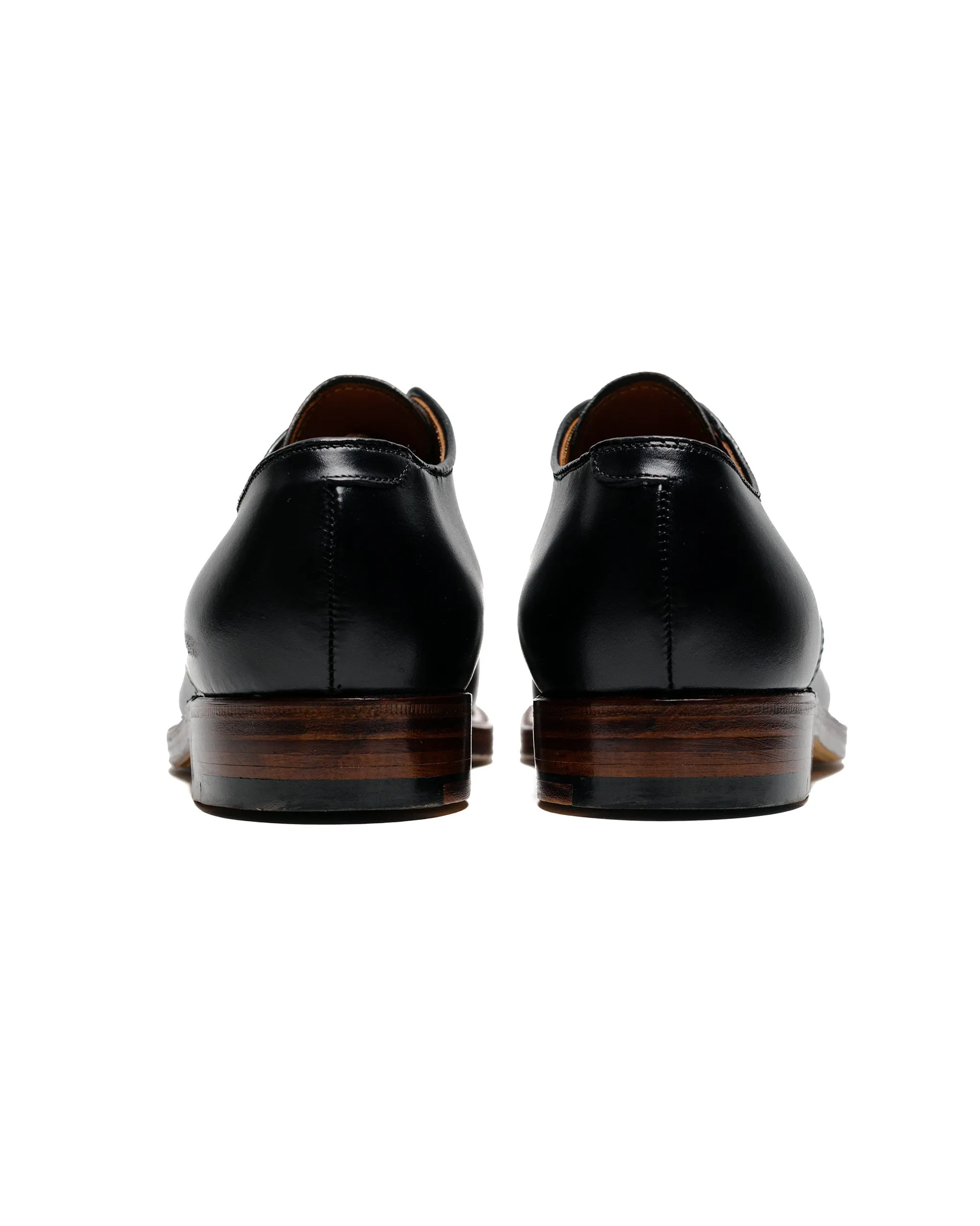 Alden V Tip Blucher Black Calfskin/Black Regina Grain G2603