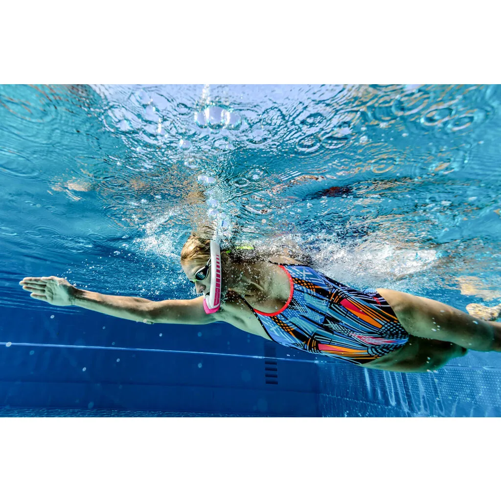 Ameo Powerbreather Fresh Air Snorkel | Sport Pink