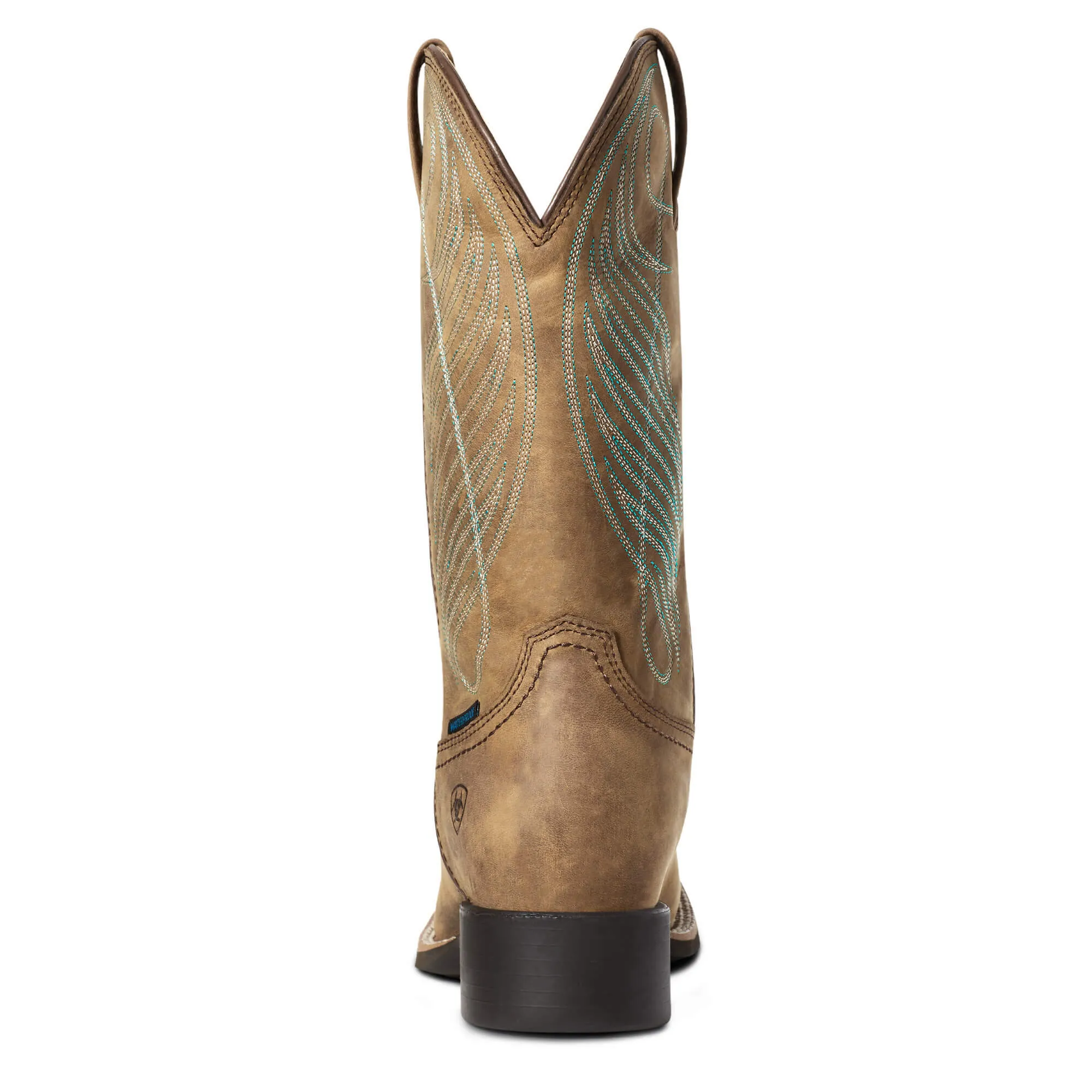 Ariat Women's Round Up Wide Square Toe Waterproof Western Boot