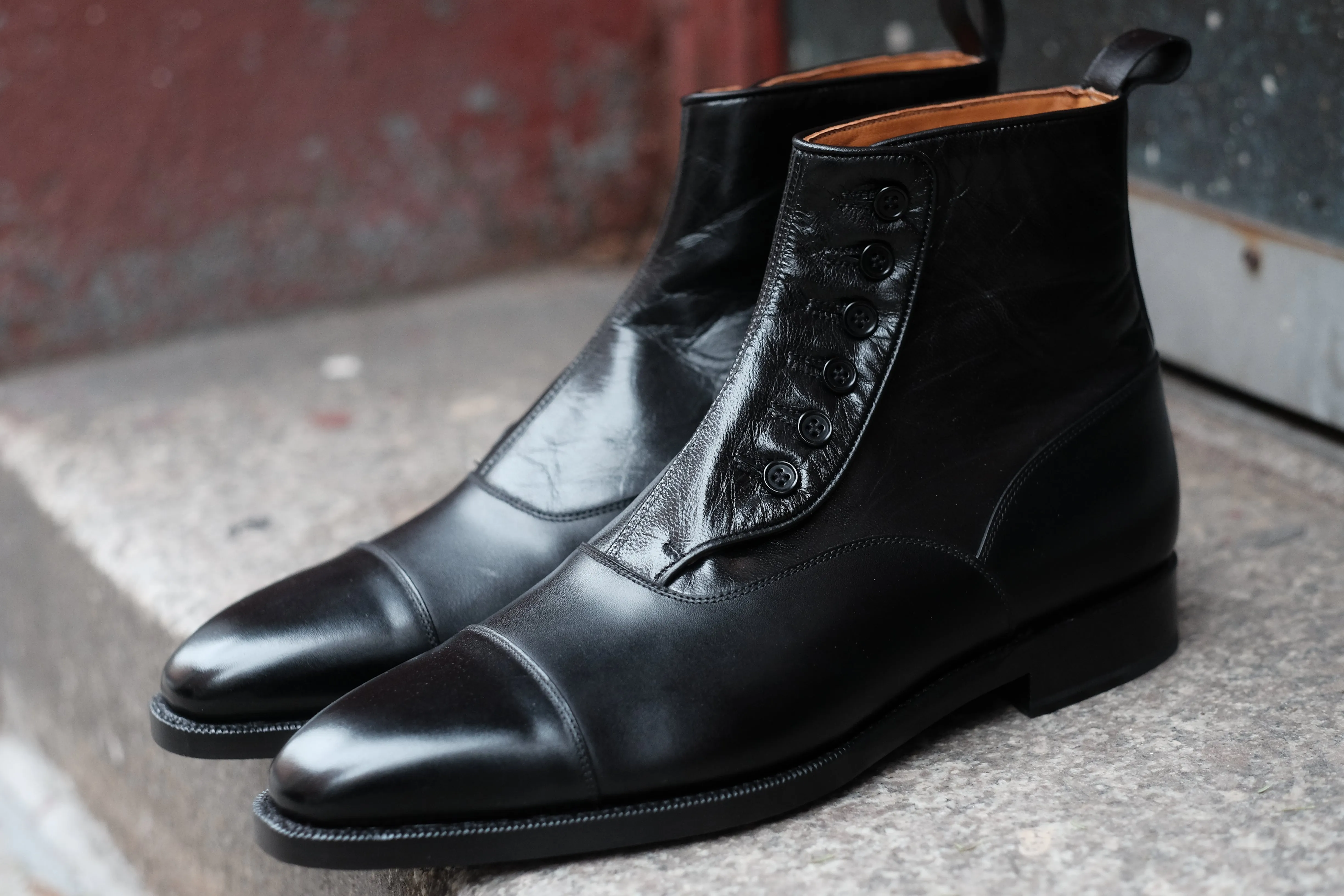 Bellevue - MTO - Black Calf / Black Soft Calf - LPB Last - Single Leather Sole