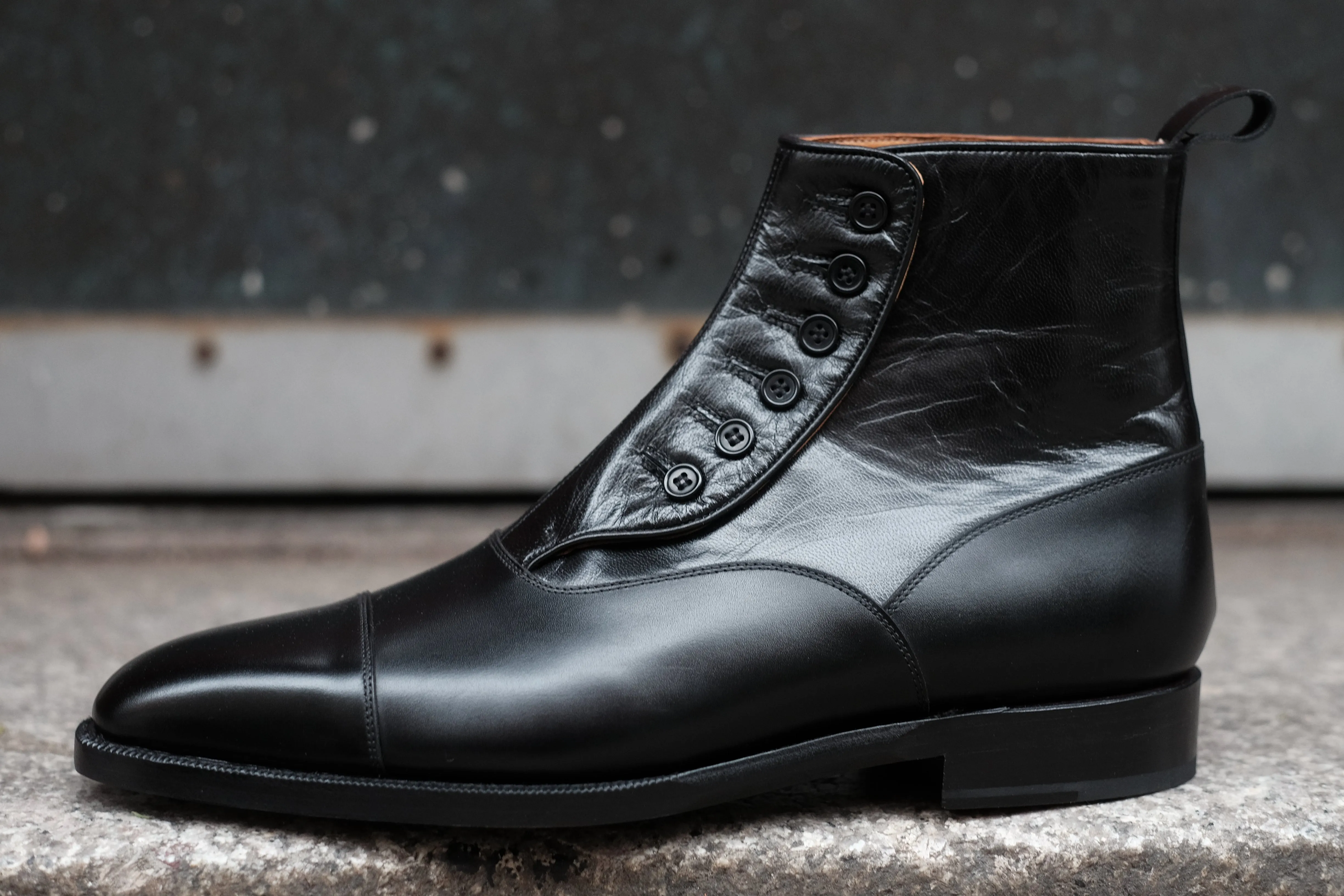 Bellevue - MTO - Black Calf / Black Soft Calf - LPB Last - Single Leather Sole