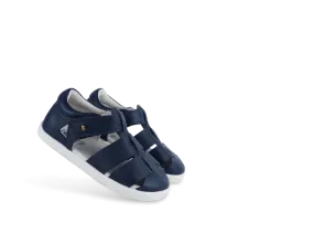 I Walk Tidal Navy Multi Sandals by Bobux - Kids Comfortable Footwear