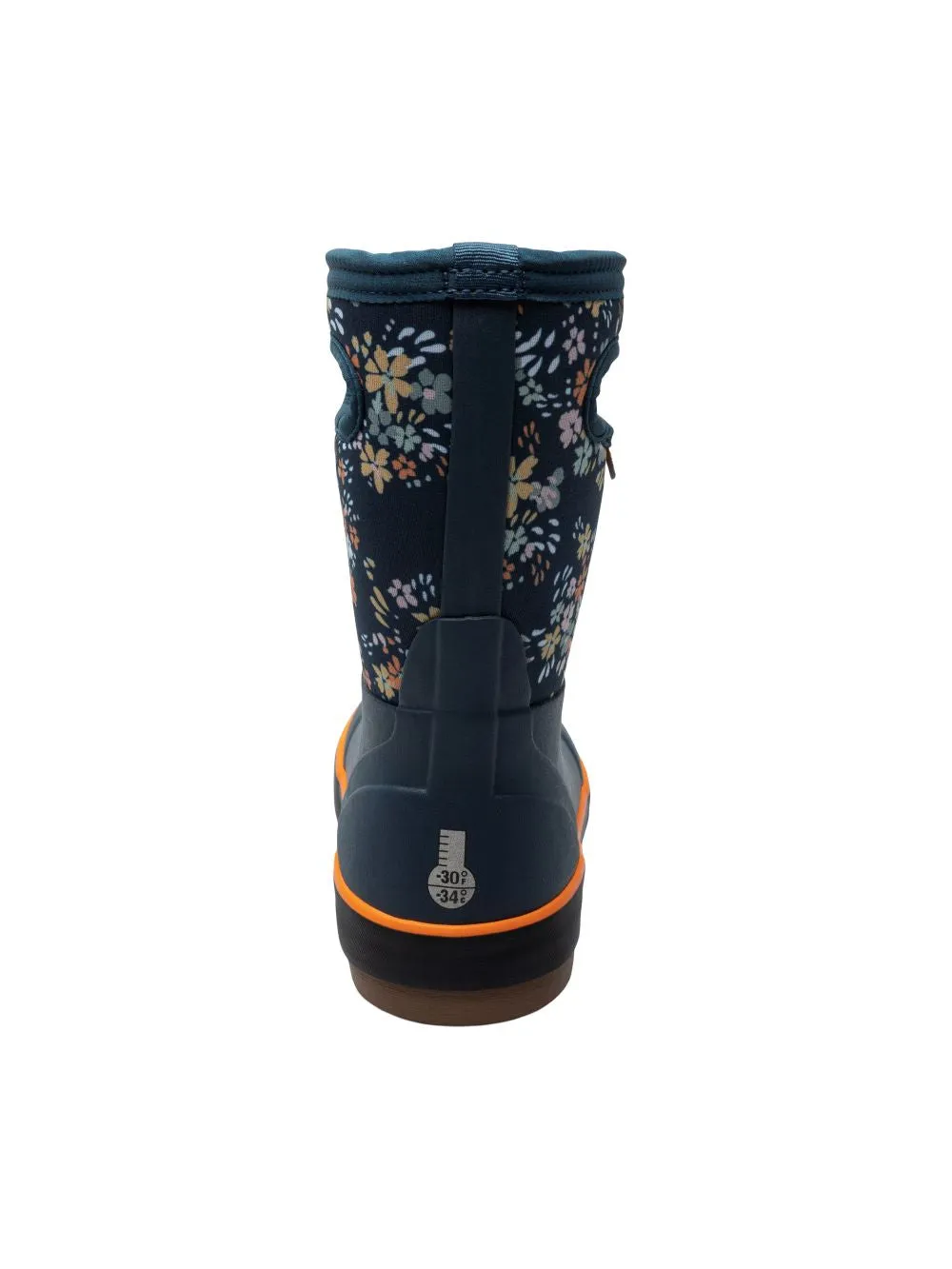 'BOGS' Kids' Classic II Water Garden Insulated WP Rainboots - Indigo Multi