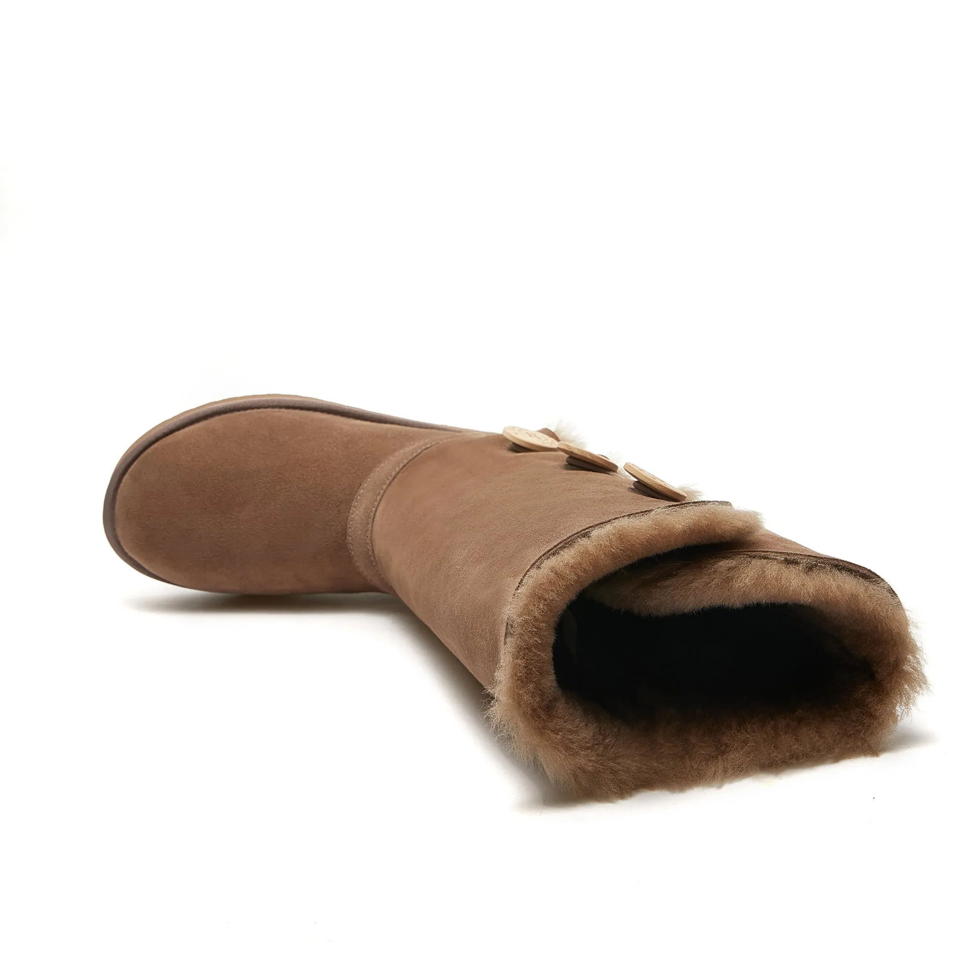 Burleigh - Classic 3 Button Tall Ugg Boot - Australian Merino Sheepskin