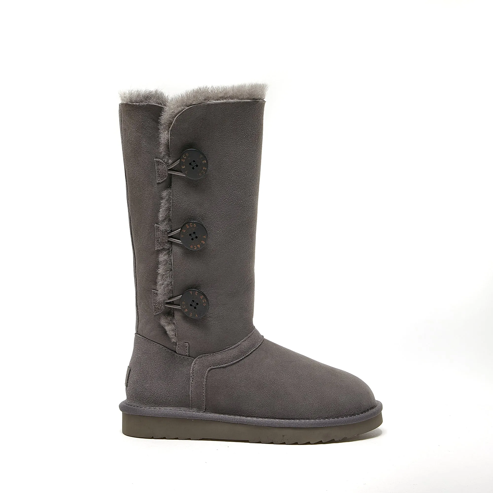 Burleigh - Classic 3 Button Tall Ugg Boot - Australian Merino Sheepskin