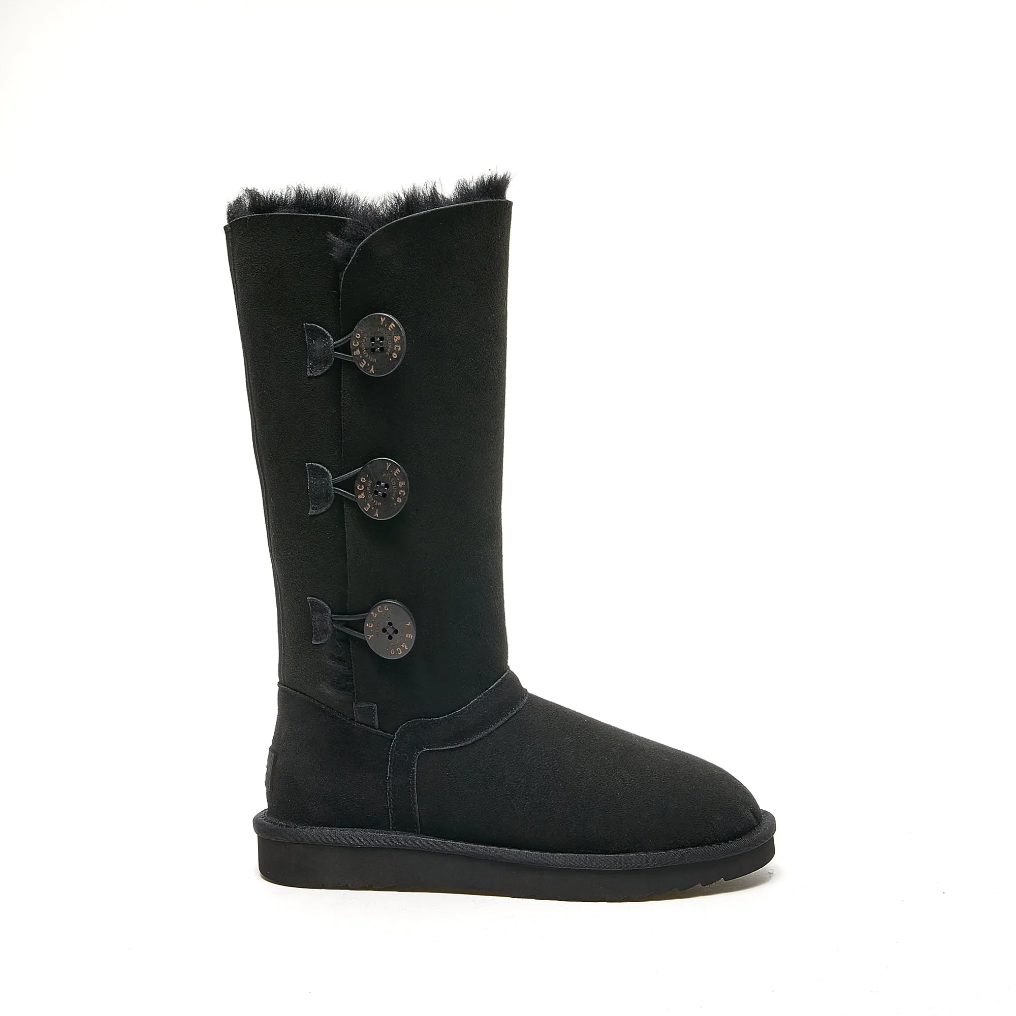 Burleigh - Classic 3 Button Tall Ugg Boot - Australian Merino Sheepskin