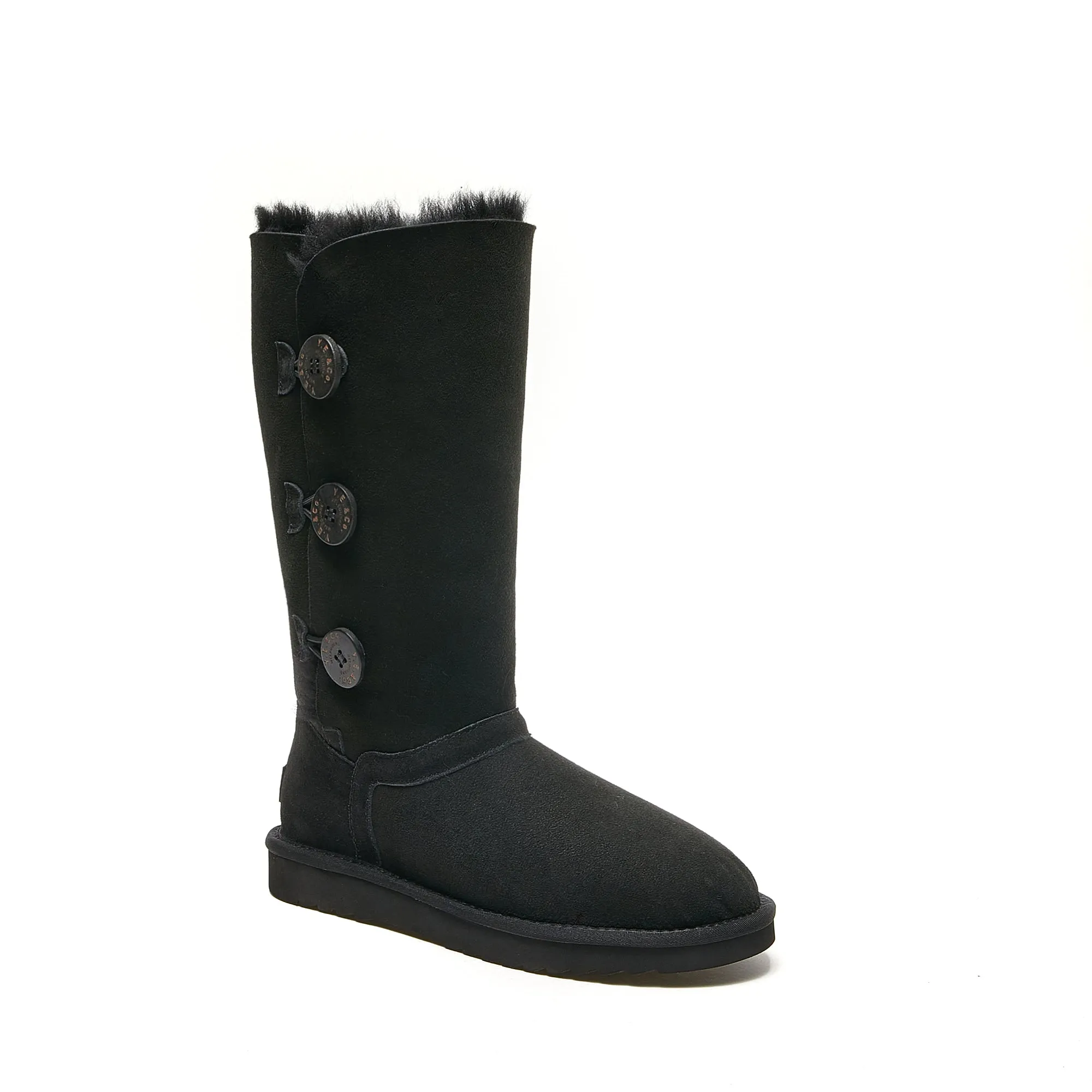 Burleigh - Classic 3 Button Tall Ugg Boot - Australian Merino Sheepskin