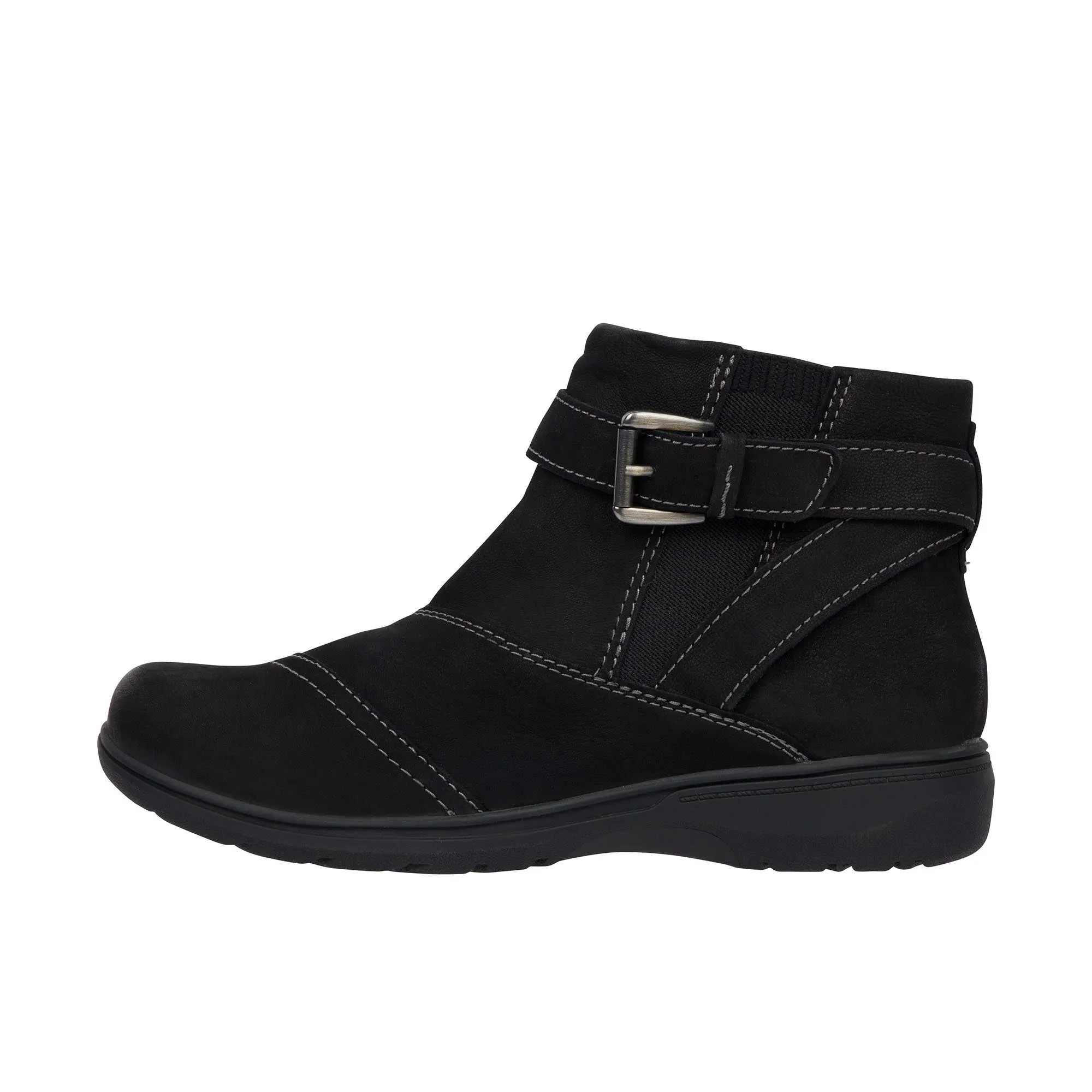 Clarks Womens Carleigh Dalia Black Nubuck