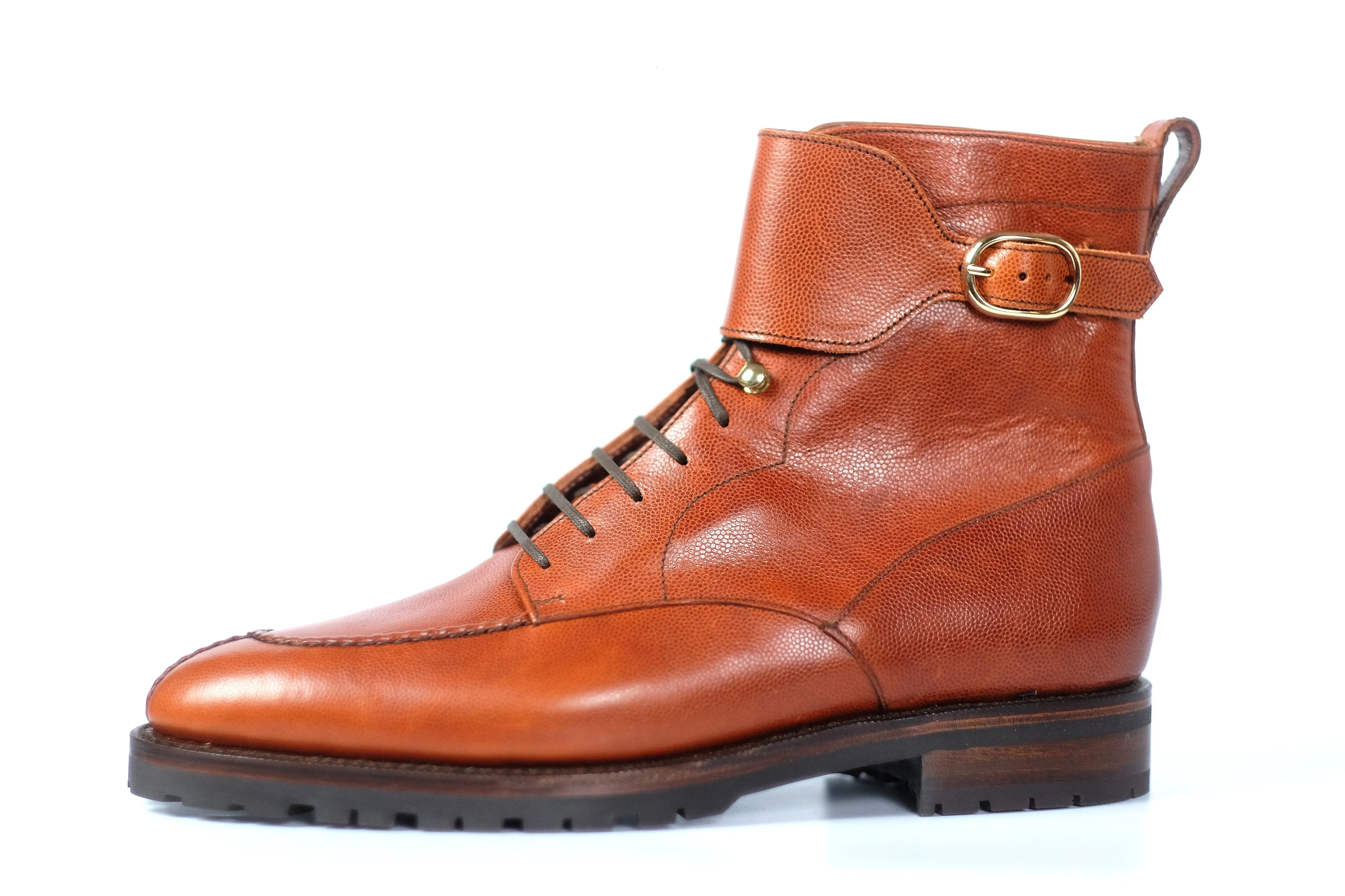 Colville - MTO - Cognac Pin Grain - TMG Last - Commando Sole