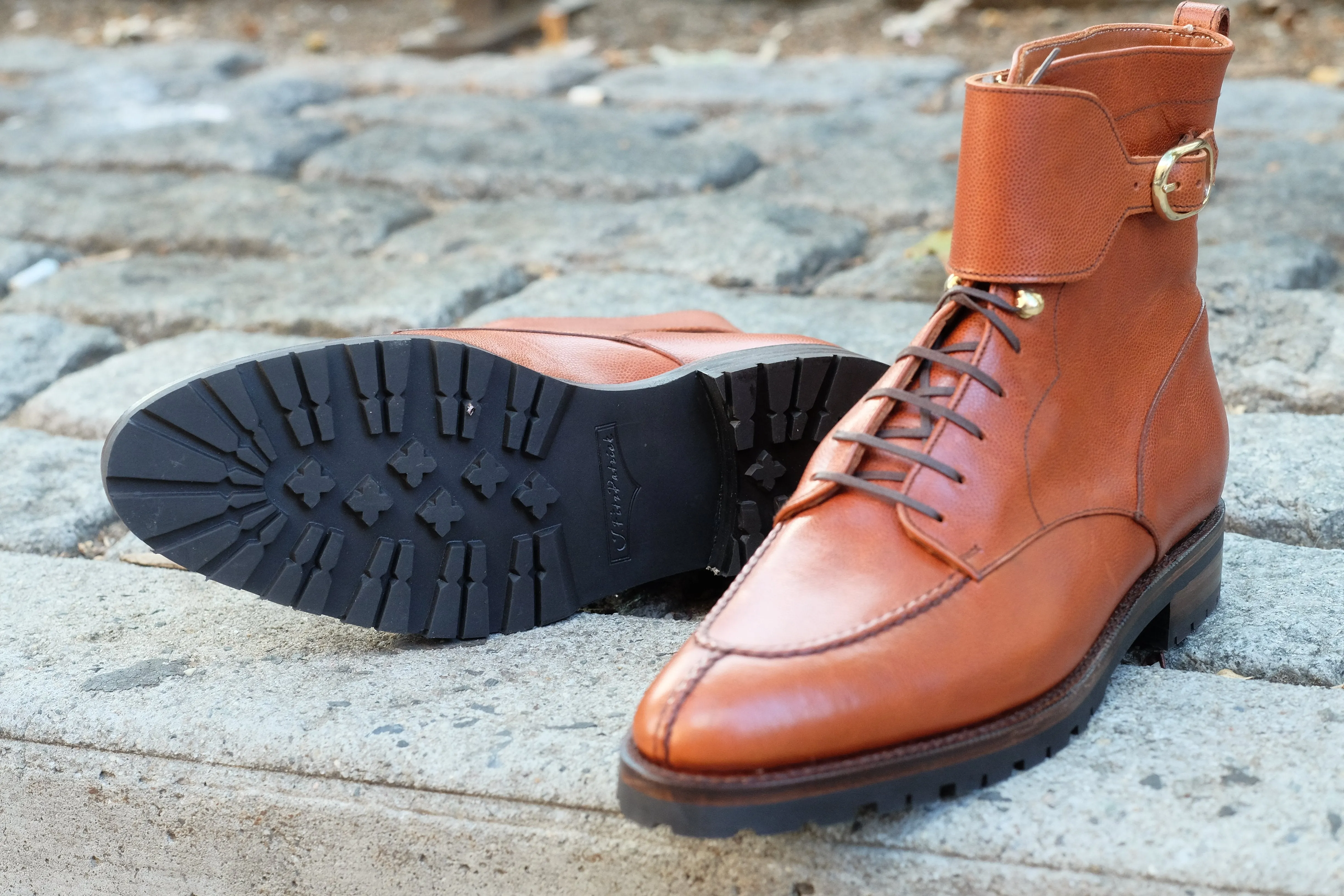 Colville - MTO - Cognac Pin Grain - TMG Last - Commando Sole