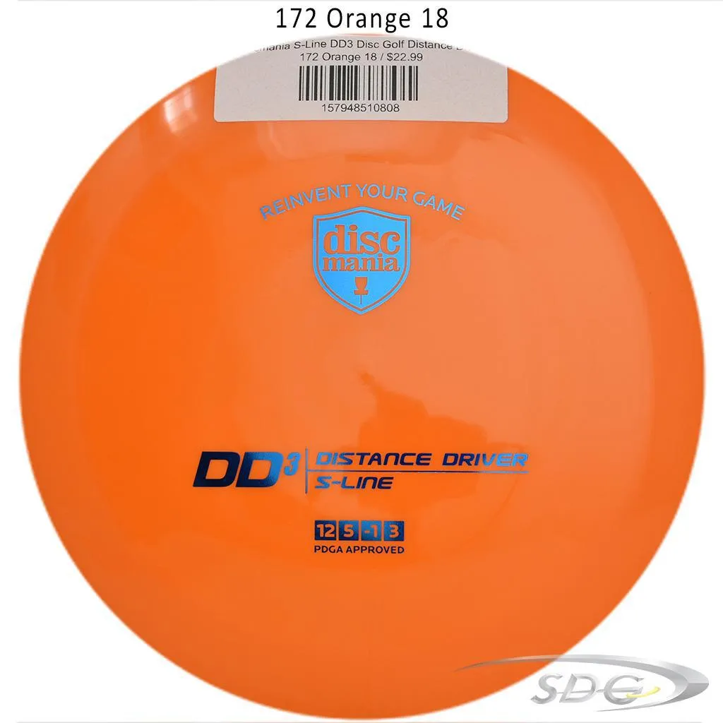 Discmania S-Line DD3 Disc Golf Distance Driver