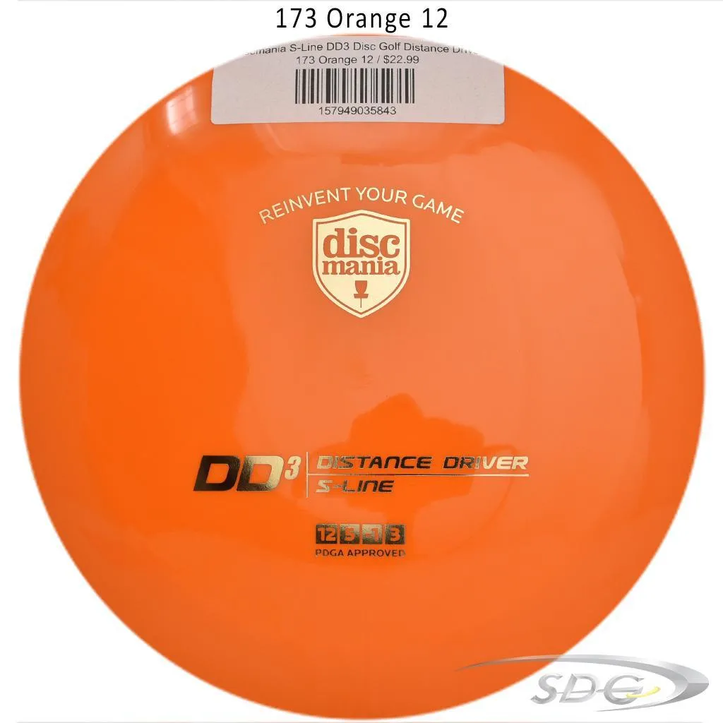 Discmania S-Line DD3 Disc Golf Distance Driver