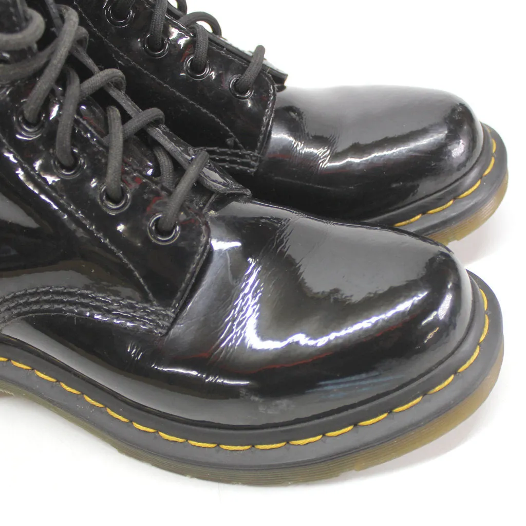 Dr. Martens 1460 Patent Lamper 8 Eyelet Black Patent Womens Boots - UK 6