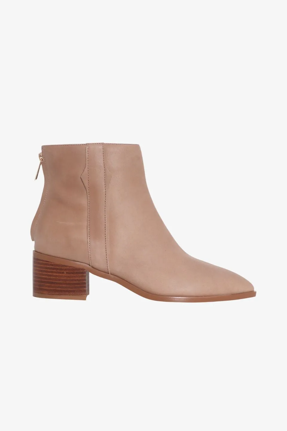 Edith Mushroom Burnished Low Boot