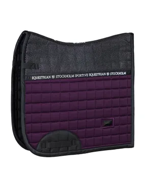 EQUESTRIAN STOCKHOLM DRESSAGE SADDLE PAD SPORTIVE BLACK RAVEN