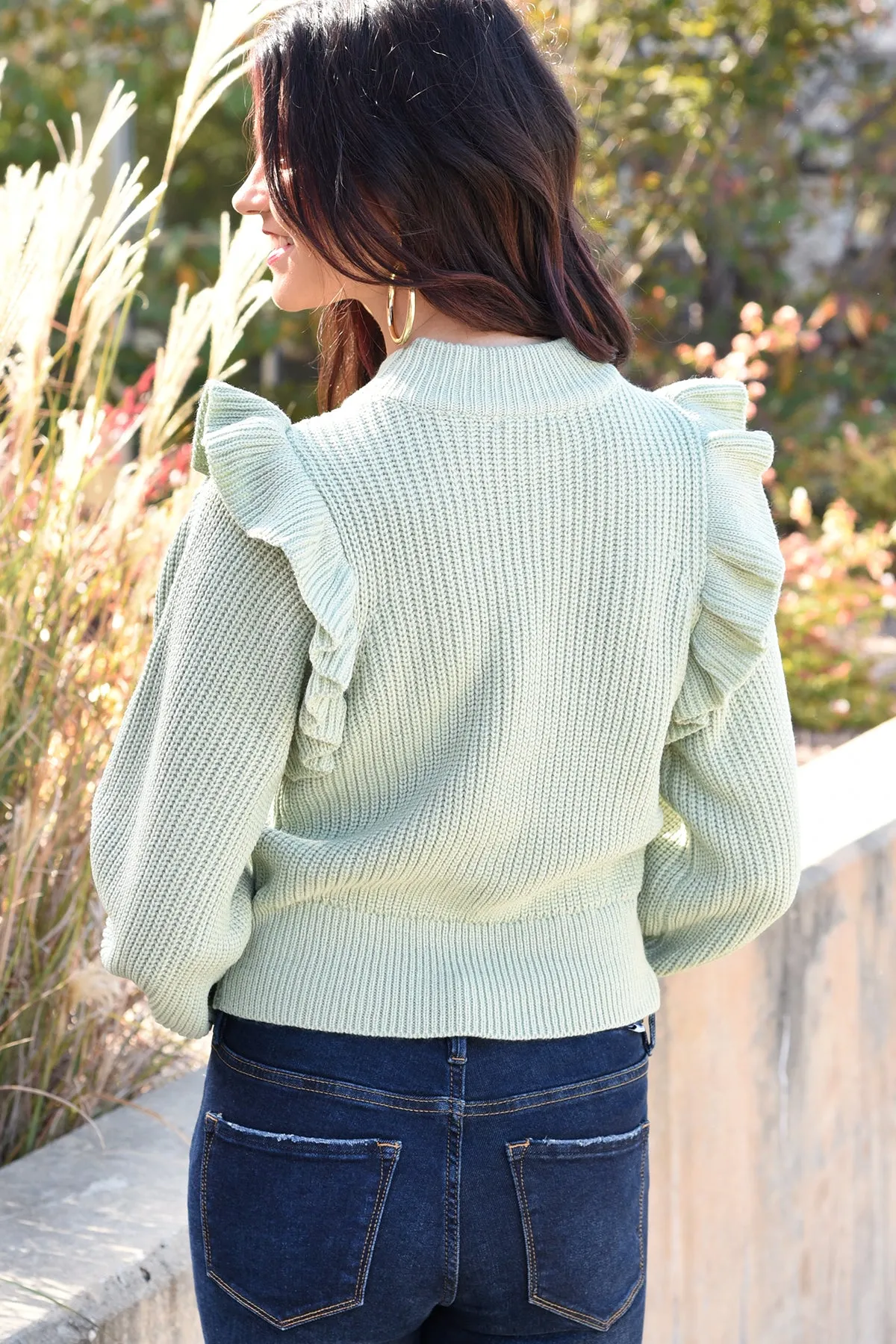 EVERYDAY SAGE SWEATER