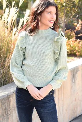 EVERYDAY SAGE SWEATER