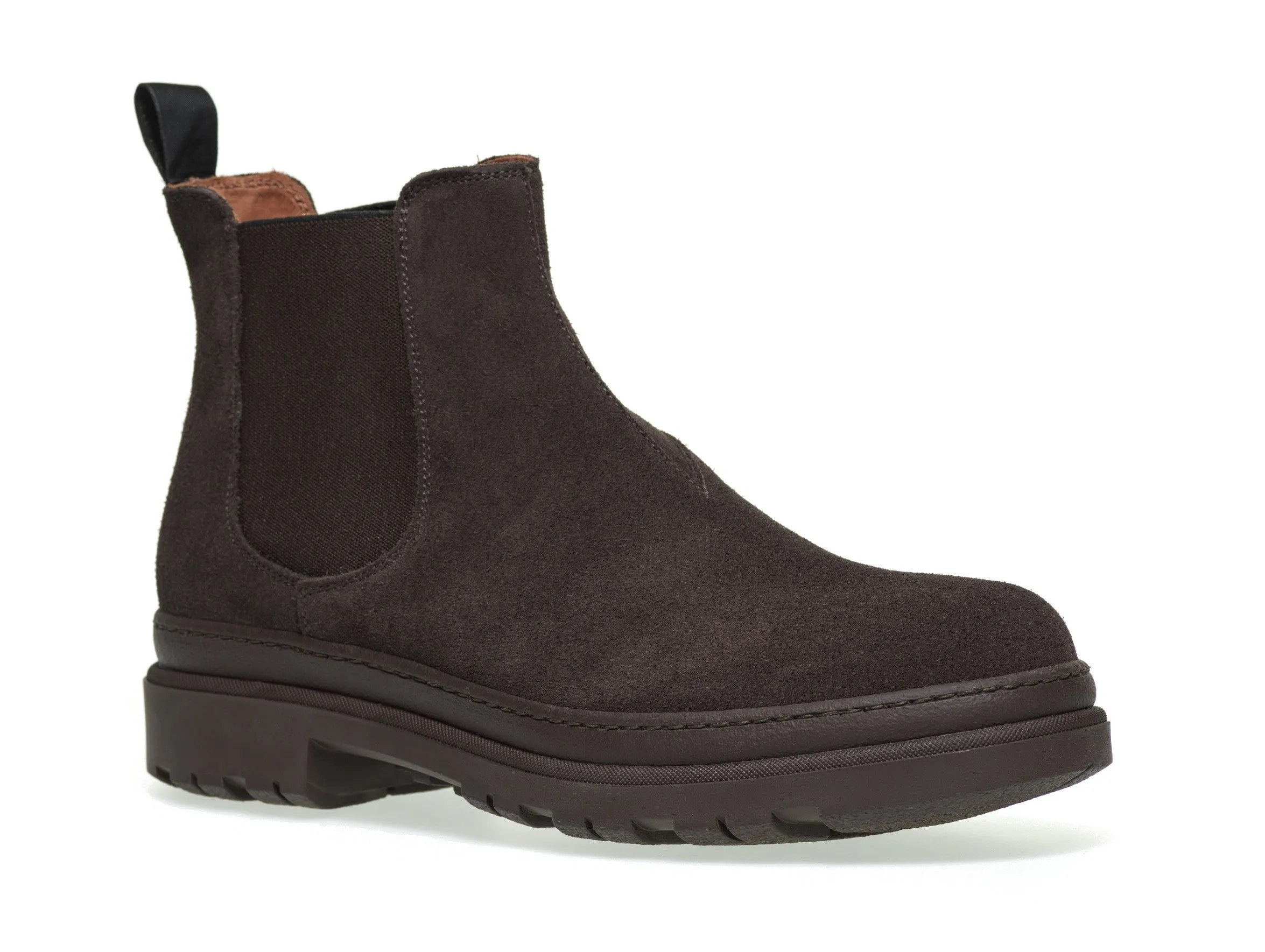 Frau uomo chelsea boots invernali camoscio