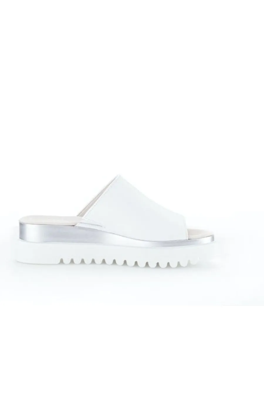 Gabor Slip on Sandal in White