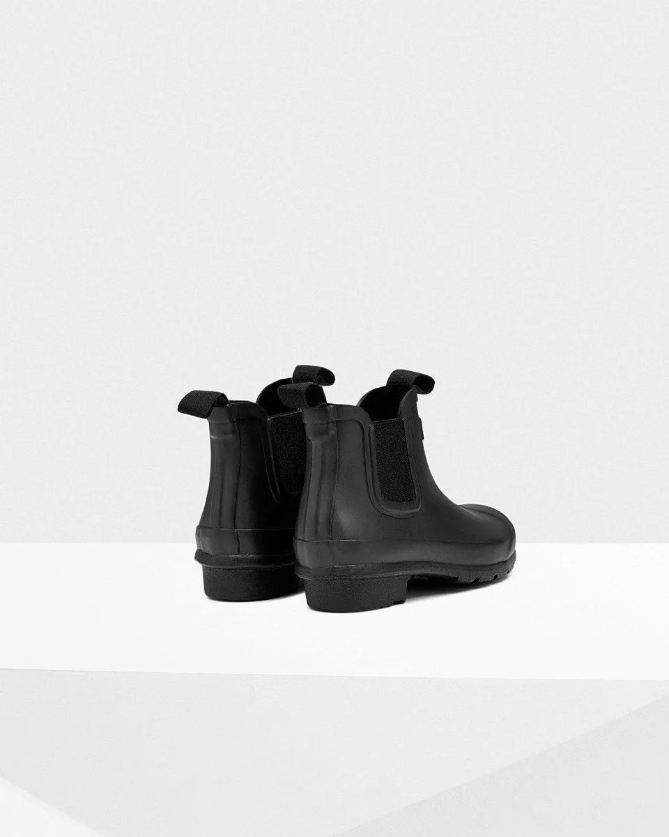 Hunter Original Kids Chelsea Boots Black