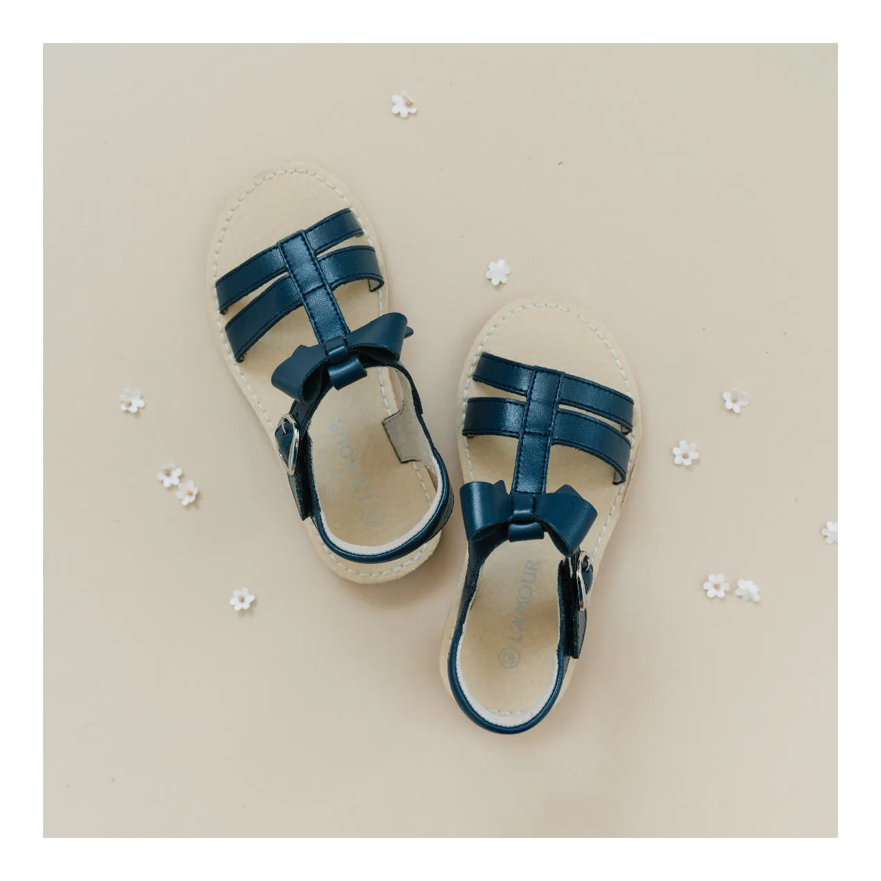 Janie T-Strap Bow Sandal