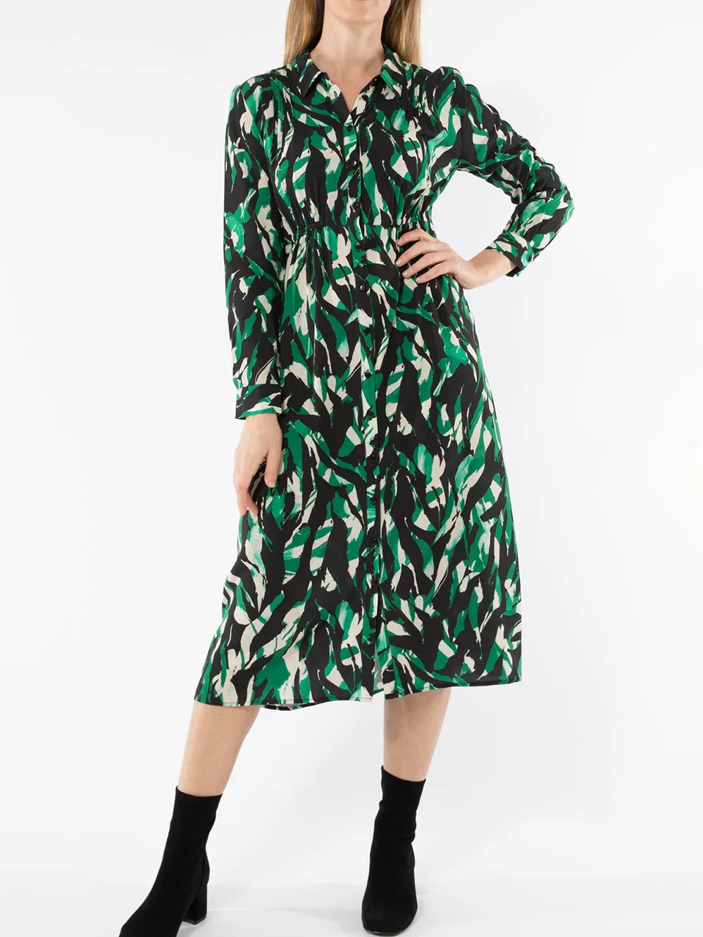 JUMP ABSTRACT ZEBRA DRESS