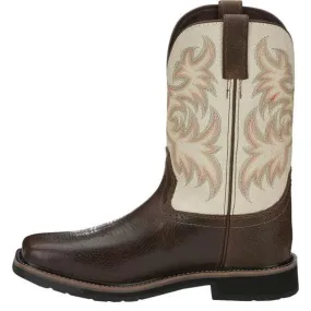 Justin Stampede Men's Driller Copper Cowboy Boots