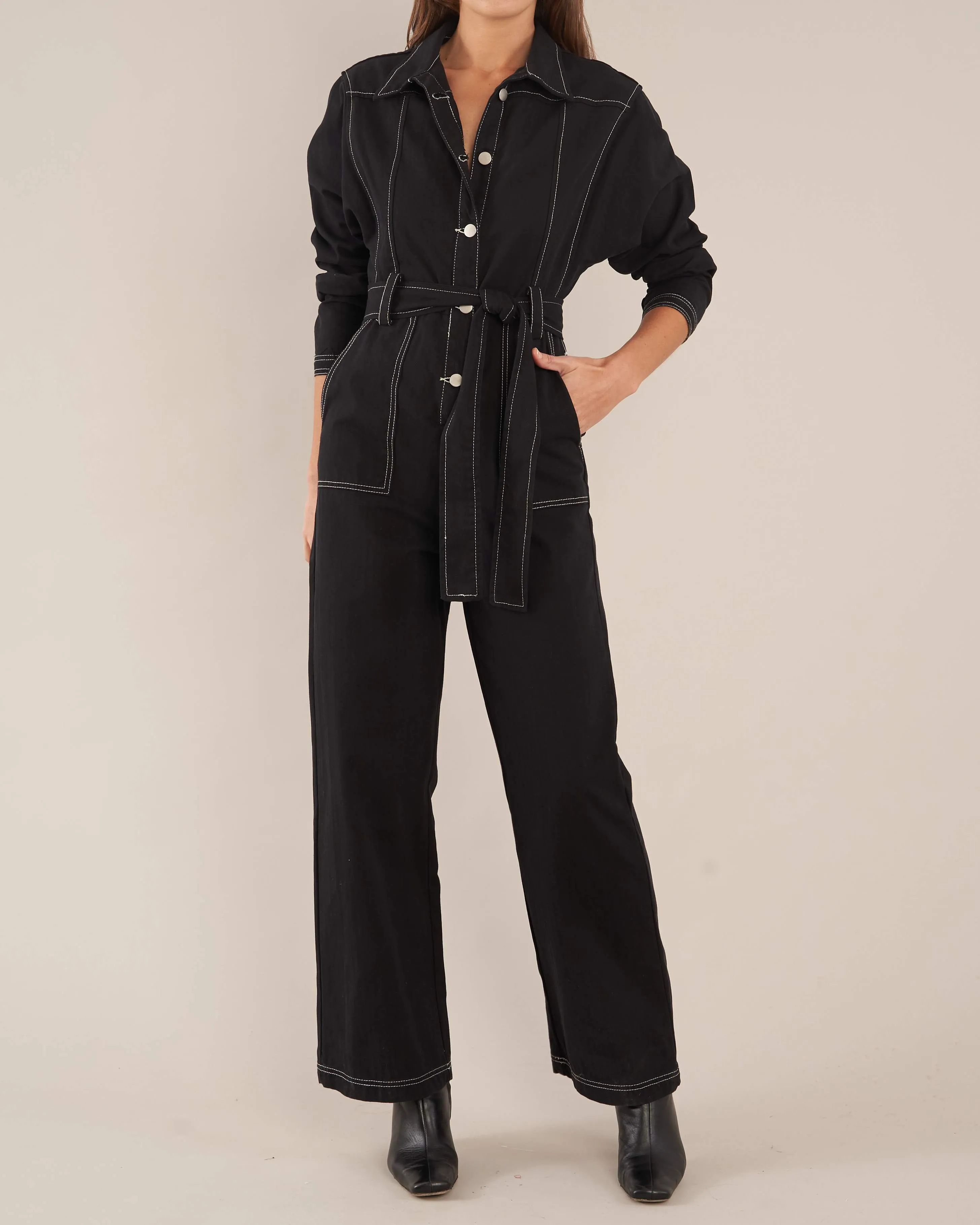 Kenzie Cotton Drill Jumpsuit