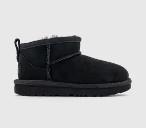 Kids UGG Classic Ultra Mini T Black