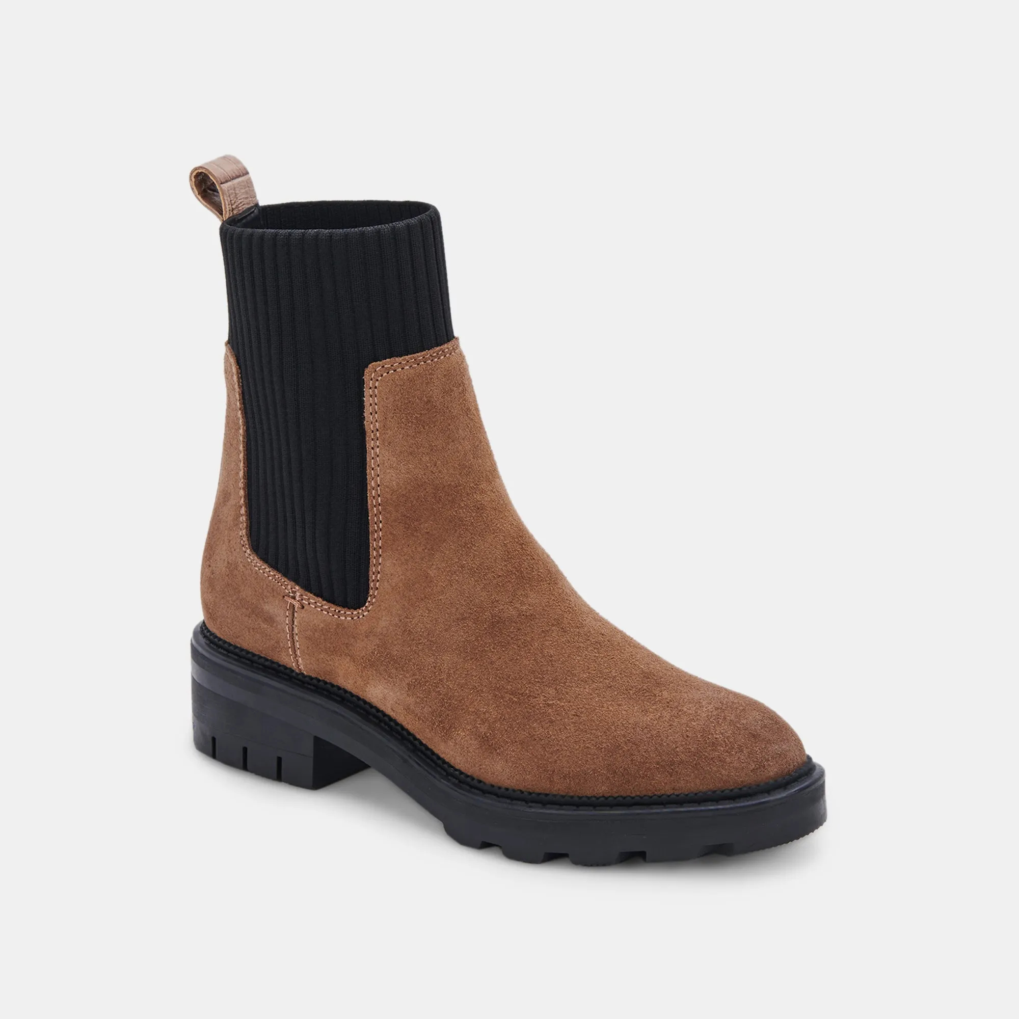 LINZA BOOTS DK BROWN SUEDE re:vita