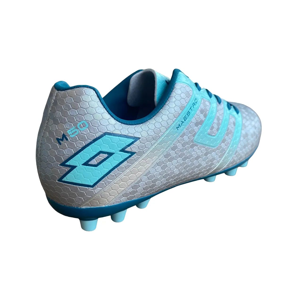 Lotto Maestro 700 IV AGM boys' football boot 217072 AU8 silver-blue