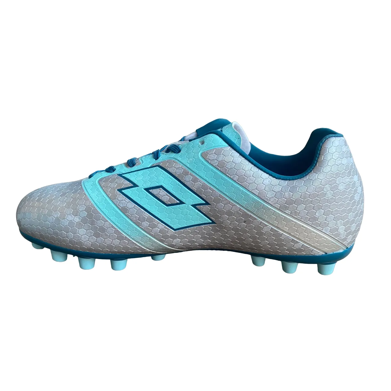 Lotto Maestro 700 IV AGM boys' football boot 217072 AU8 silver-blue