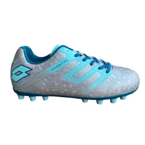 Lotto Maestro 700 IV AGM boys' football boot 217072 AU8 silver-blue