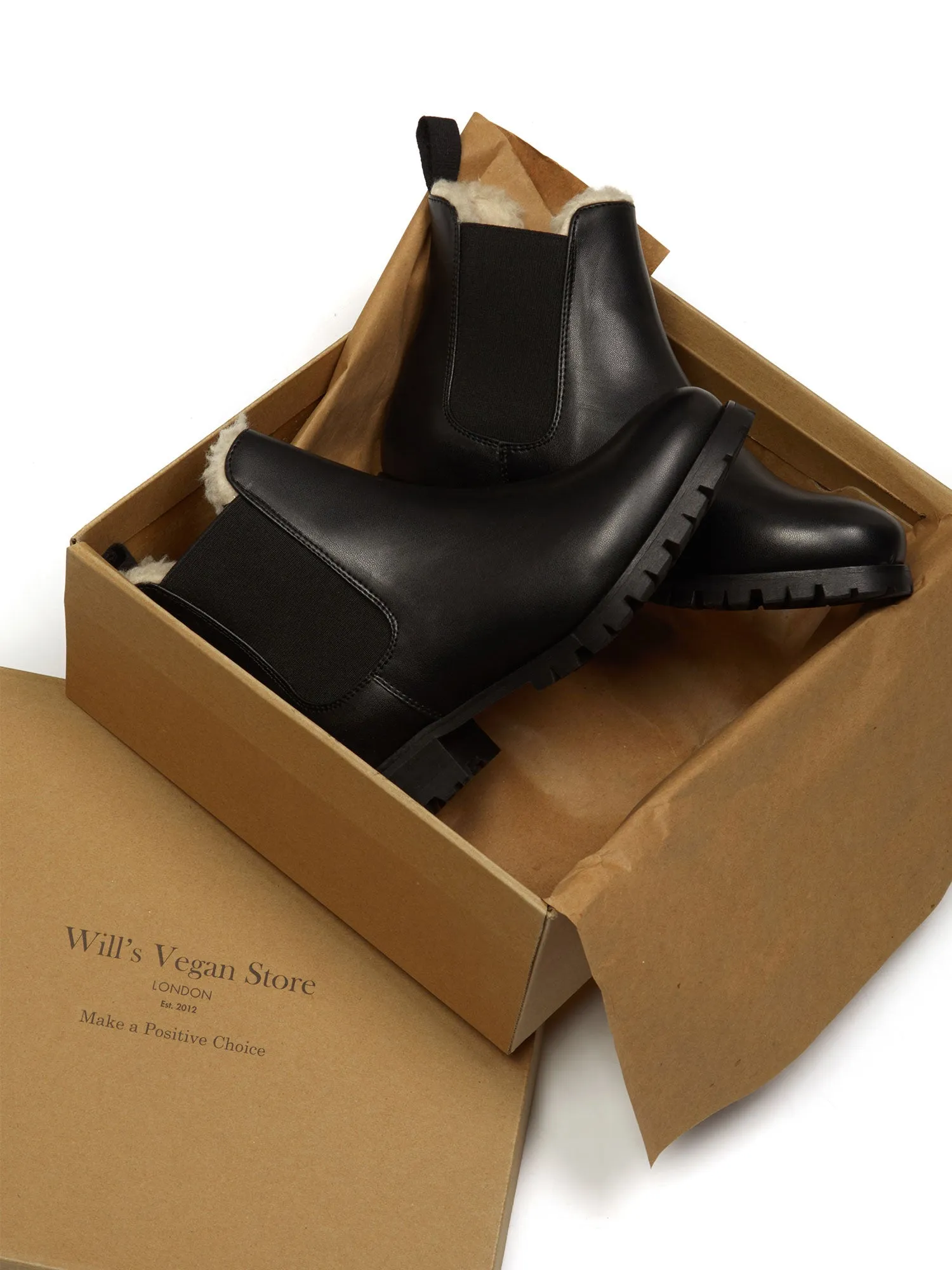 Luxe Insulated Deep Tread Chelsea Boots