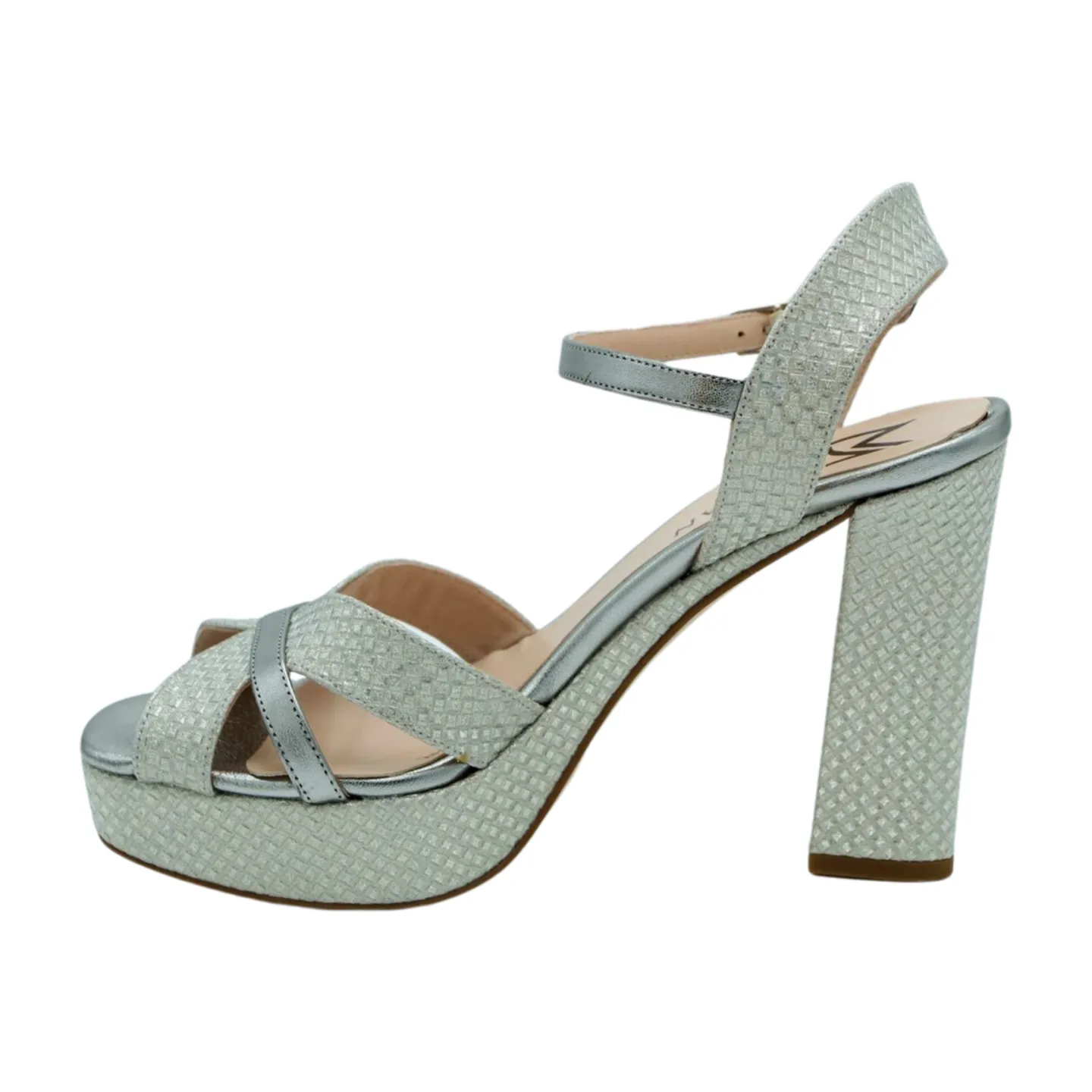 MARIAN Silver Print Platform Sandal 55900