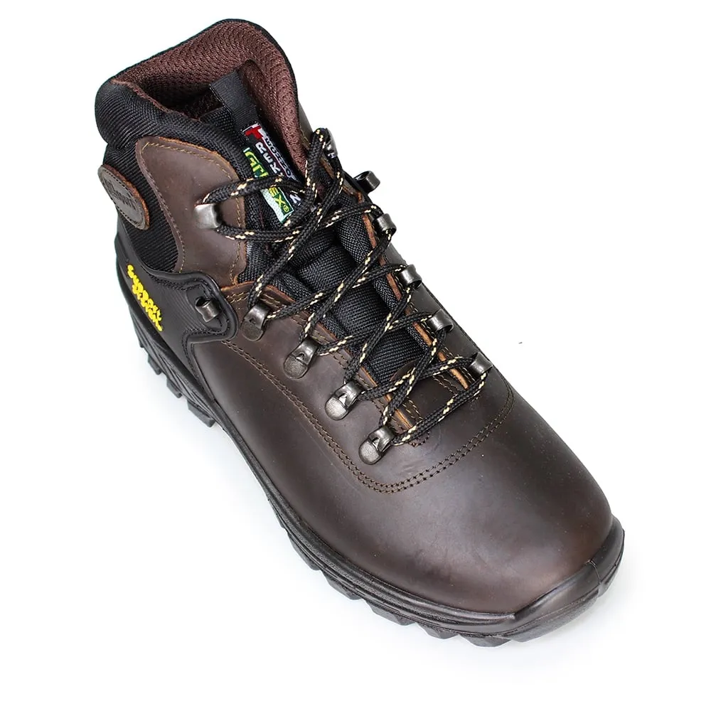 Mens Walking Boots Grisport Explorer Dark Brown Water Repellent