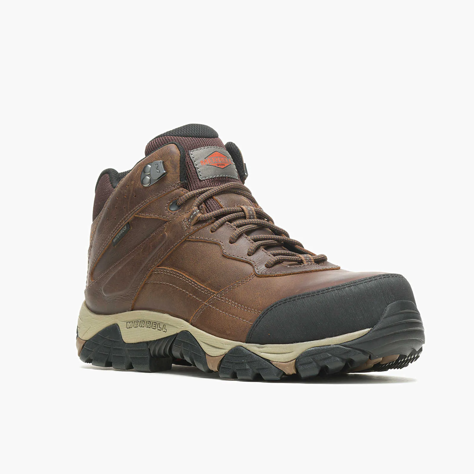 Moab Adventure Mid Men's Carbon-Fiber Work Boots Wp Toffee