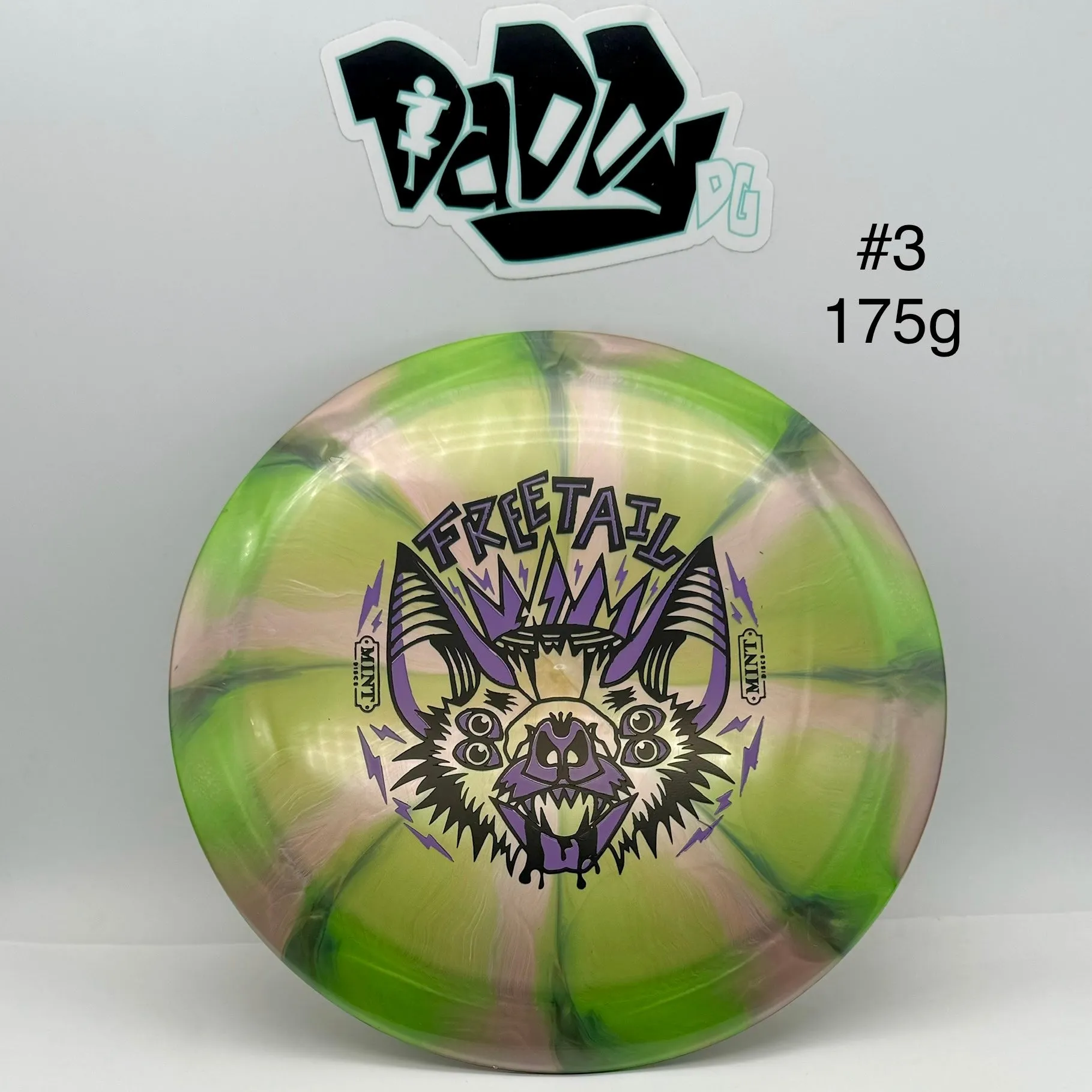 ****NEW Mint Discs Sublime Swirl Freetail Control Driver with Four Eyes Stamp