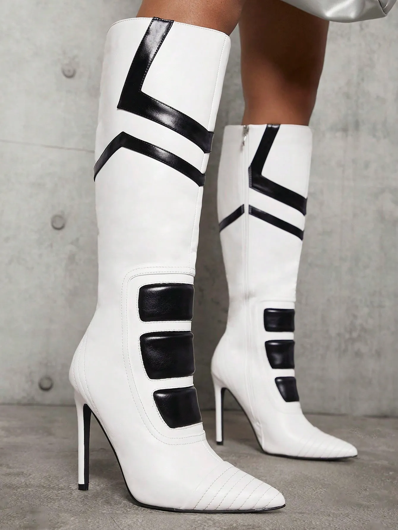 Point Toe High Heel Knee-High Boots