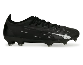 PUMA Men's Ultra Ultimate FG/AG Black/White