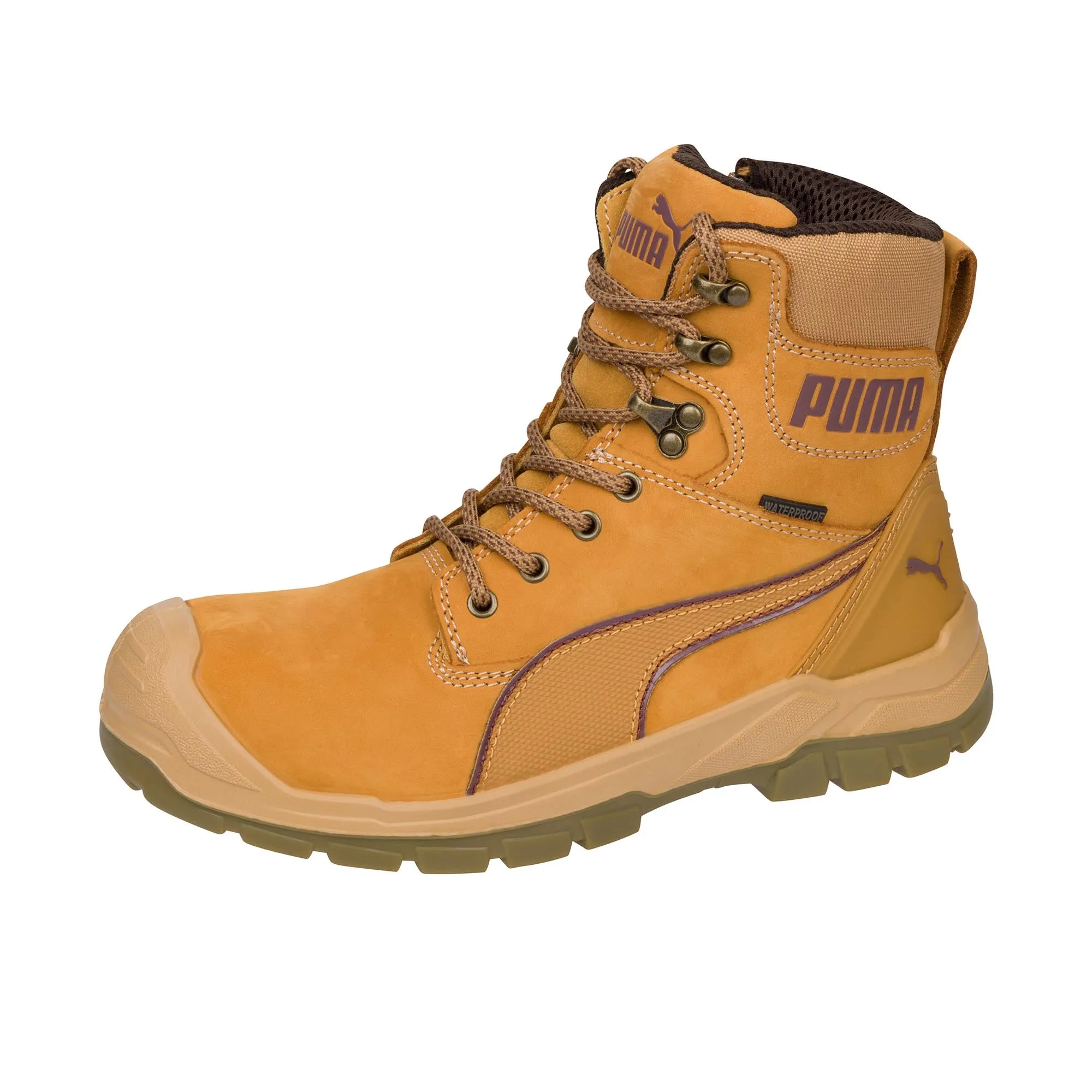 Puma Safety Conquest CTX High Composite Toe Wheat