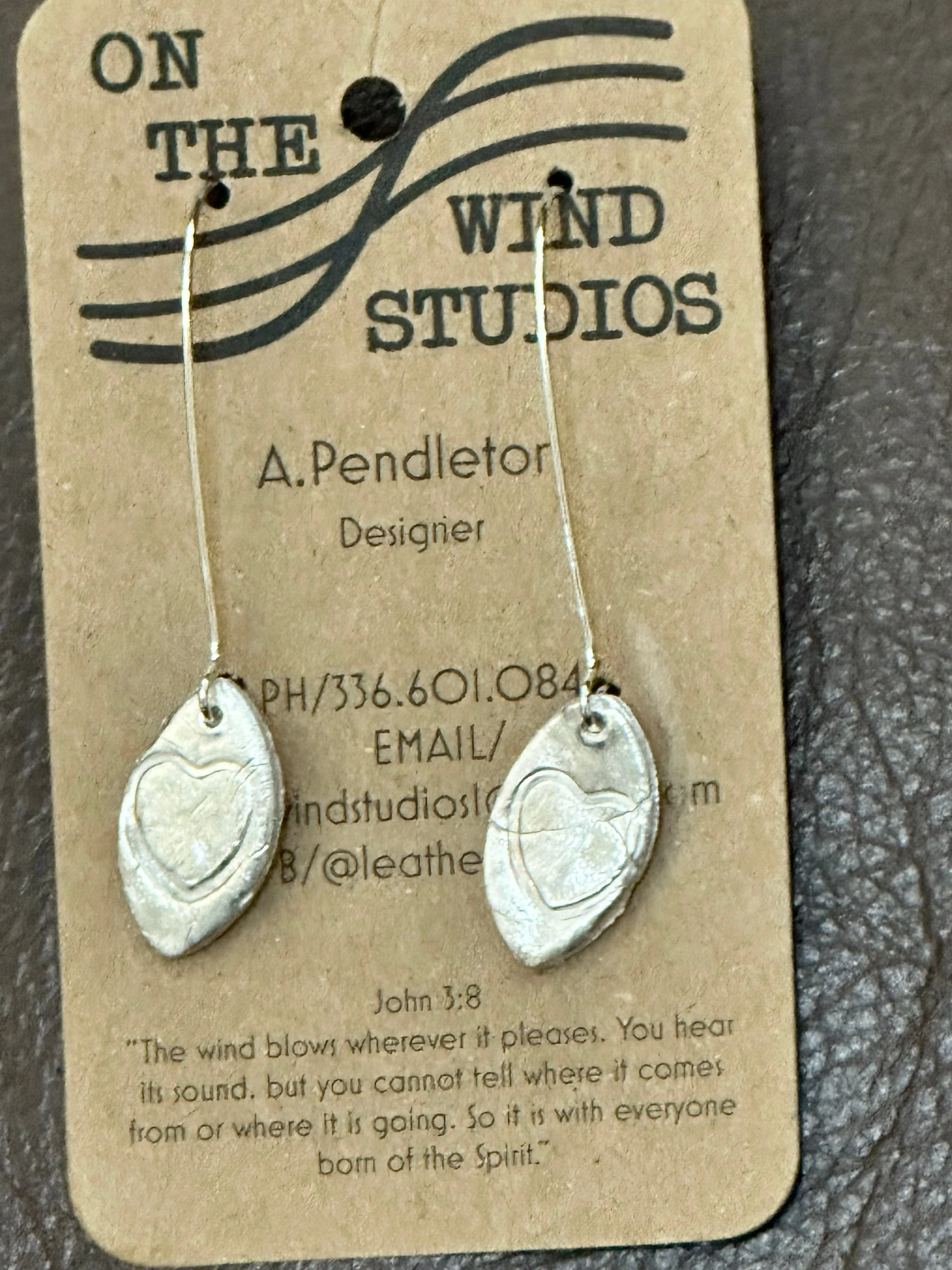 Refined by Fire Hand Crafted Silver Earrings