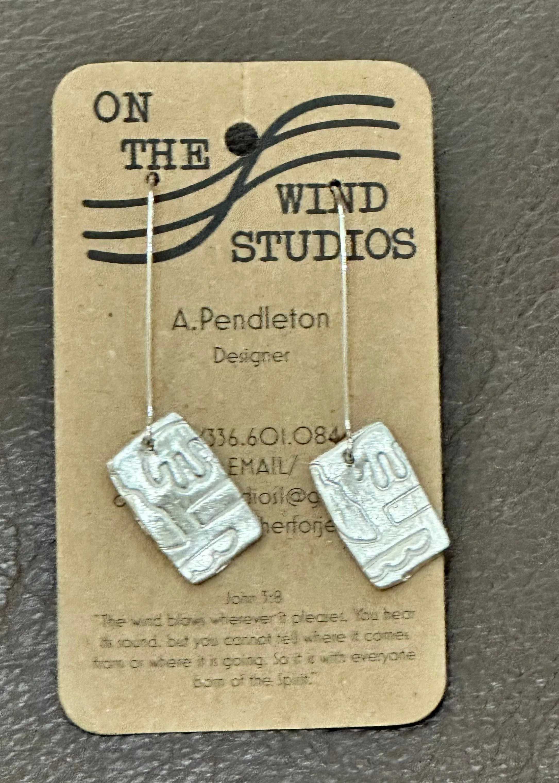 Refined by Fire Hand Crafted Silver Earrings