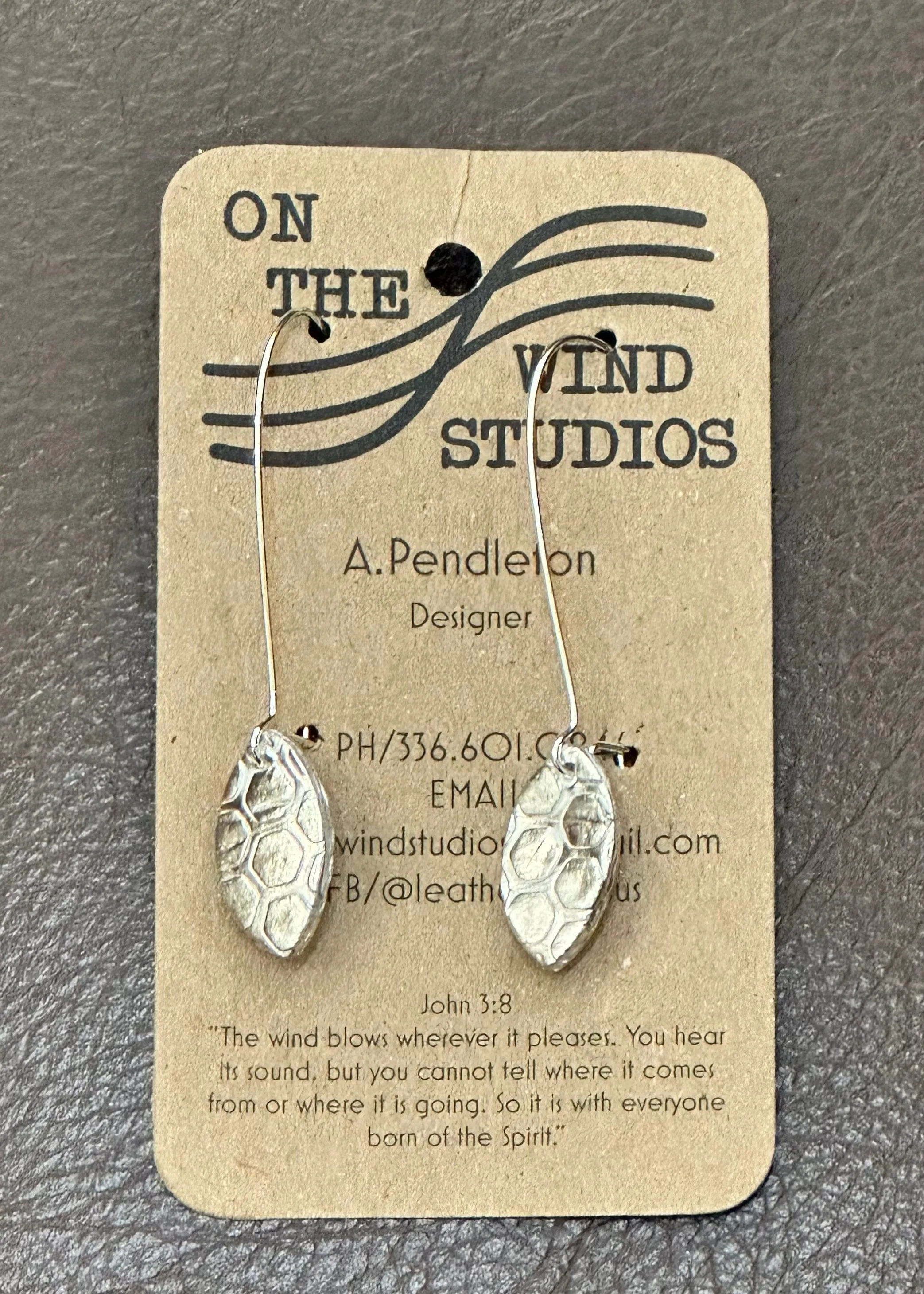 Refined by Fire Hand Crafted Silver Earrings