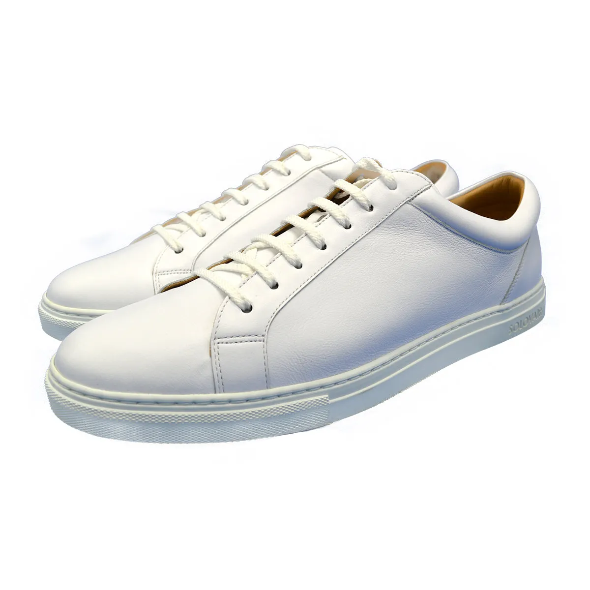 SOLOVAIR Sneaker- White Calf