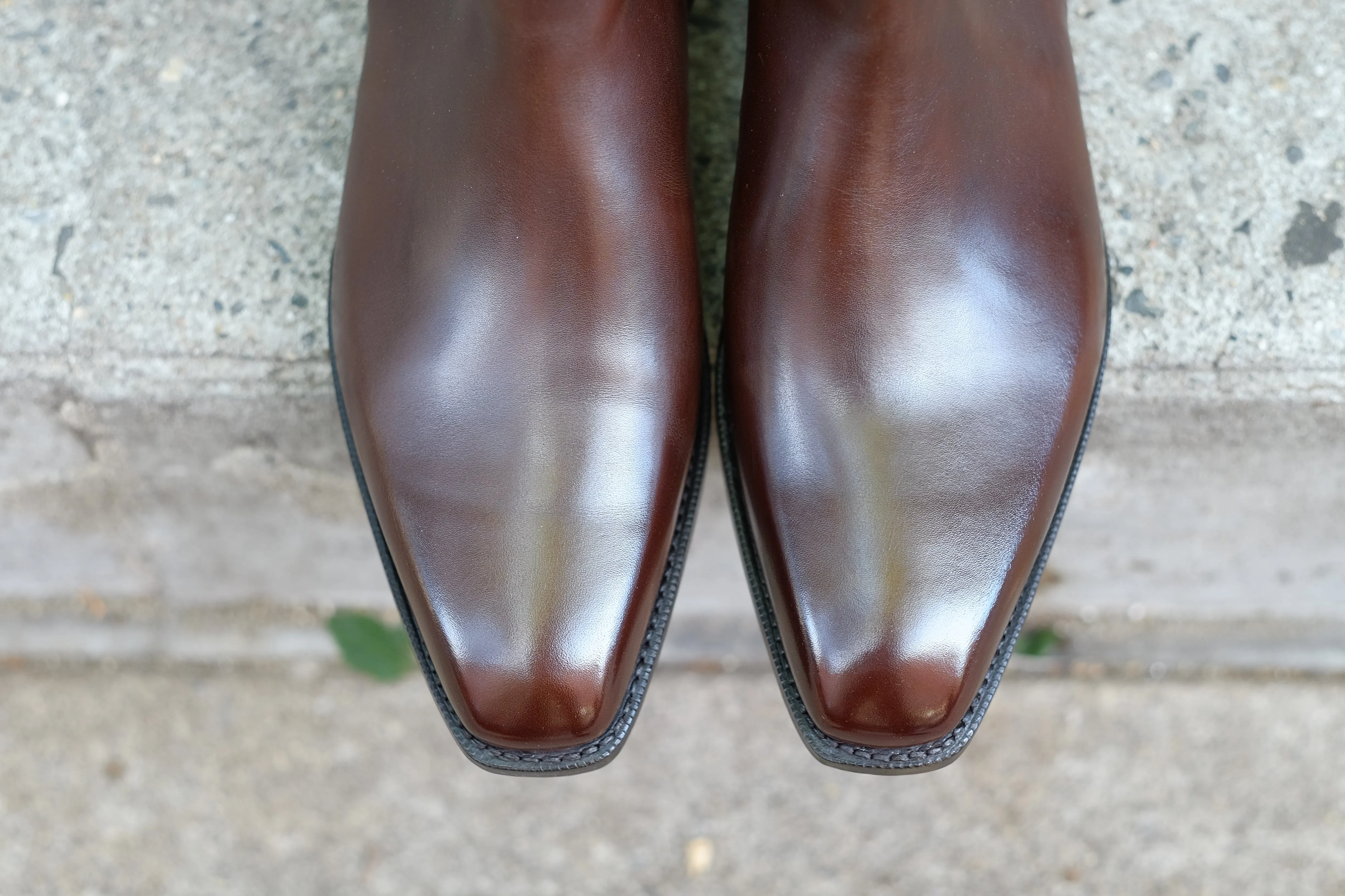 Southcenter Mens Dress Shoes - Dark Mahogany Calf Leather