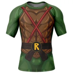 Teenage Mutant Ninja Turtles 'Raph' Short Sleeve Compression Rashguard